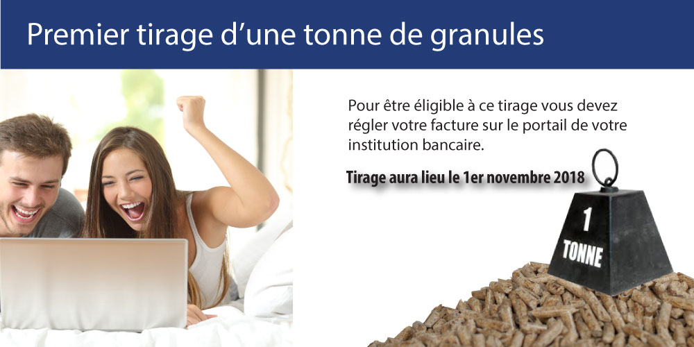 Tirage d'une tonne de granules chez Jedan