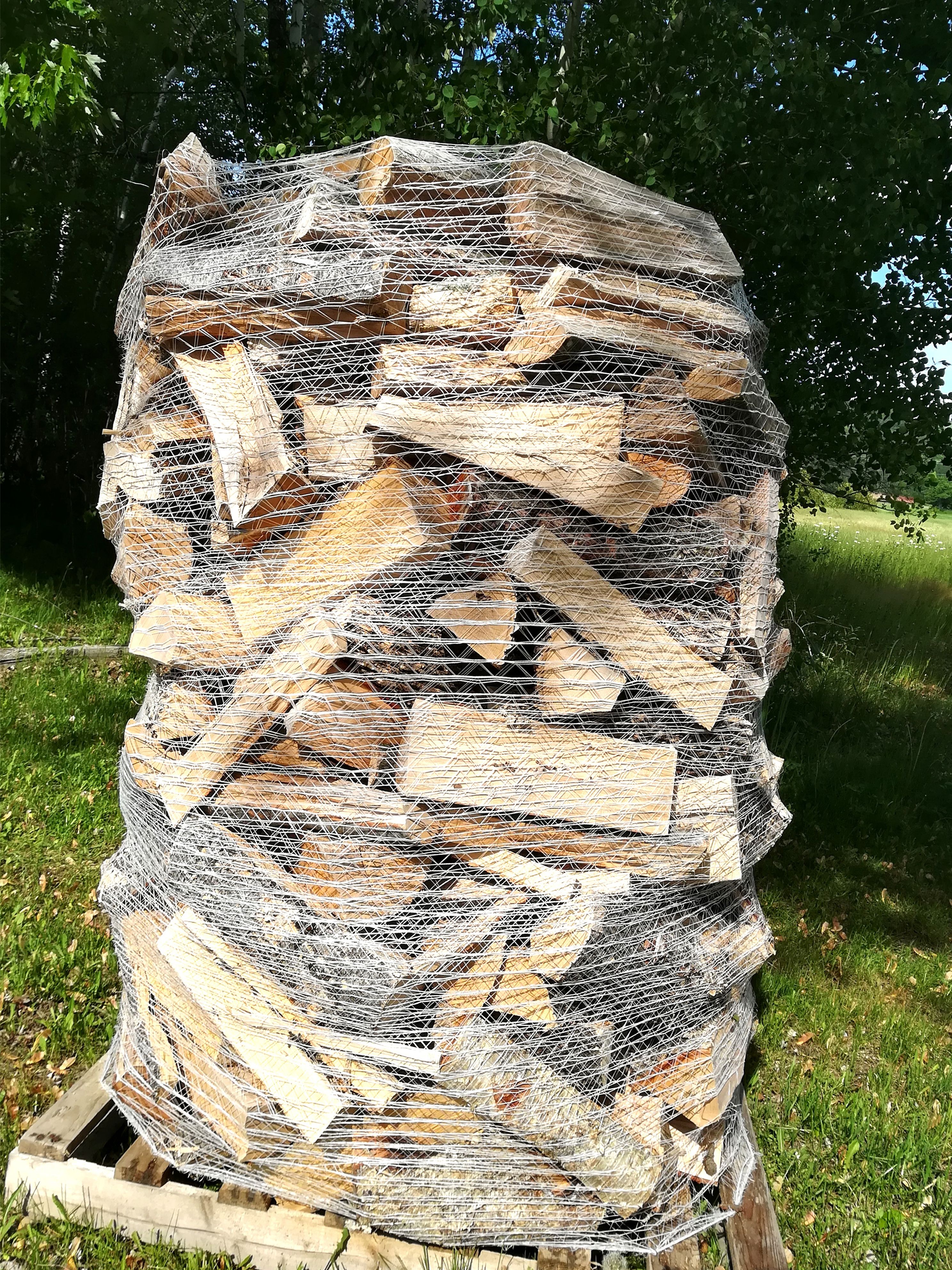 Pâte de chauffage au bois Camping Combustion de tissu de bois en