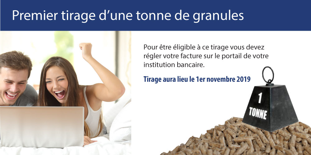 Tirage d'une tonne de granules chez Jedan